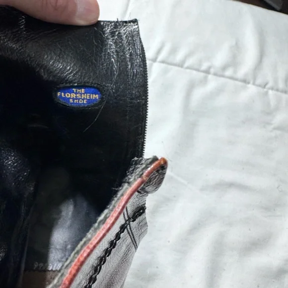 Florsheim Men's Dark Burgundy Leather Boots - Picture 5 of 6